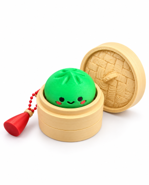Кликър „Mini Dumpling със сос“ 🥟💚 ( Green )