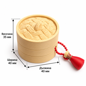 Кликър „Mini Dumpling със сос“ 🥟🧡 ( Orange )