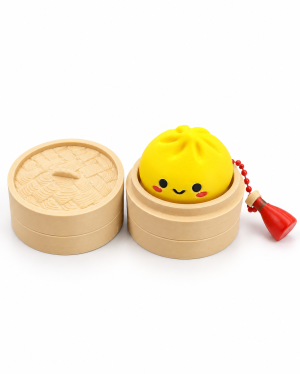 Кликър „Mini Dumpling със сос“ 🥟💛 (Yellow)