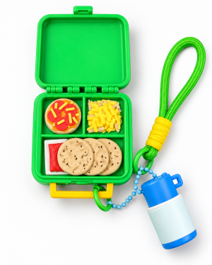 Кликър „Snack Box“ с термос – Green & Yellow