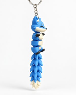 Ключодържател „Flexi Fox Blue“ 🦊💙