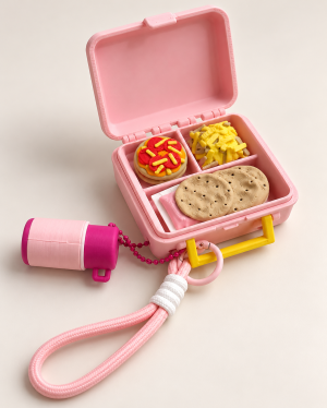 Кликър „Lunch Box – Rainbow Pink“ 🌈💗